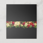 kerstfeestnummer plaatskaartje (Buitenkant ongevouwen)