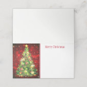 kerstfeestnummer plaatskaartje (Buitenkant ongevouwen)