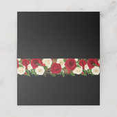 kerstfeestnummer plaatskaartje (Buitenkant ongevouwen)