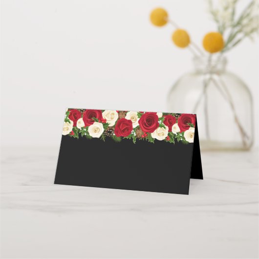 kerstfeestnummer plaatskaartje (Voorkant)