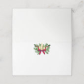 kerstfeestnummer plaatskaartje (Buitenkant ongevouwen)