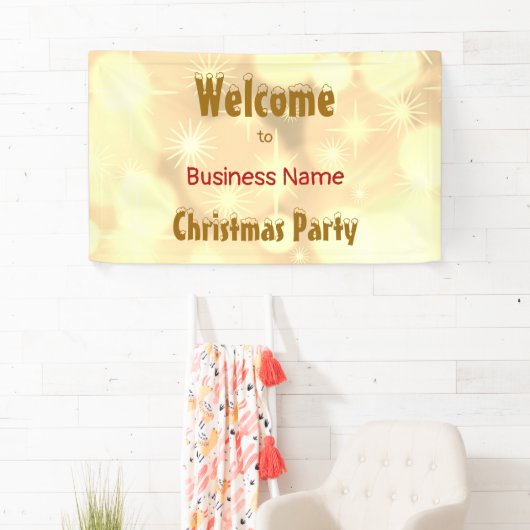 kerstfeestontwerp spandoek (Insitu)