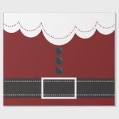 kerstfeestontwerp voor kerstcadeautjes cadeaupapier (Vlak)