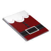 kerstfeestontwerp voor kerstcadeautjes notitieboek (Rechterzijde)