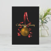 Kerstfeestornament elegant boomlint kaart (Staand voorkant)