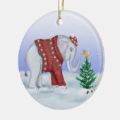 kerstfeestornament keramisch ornament (Links)