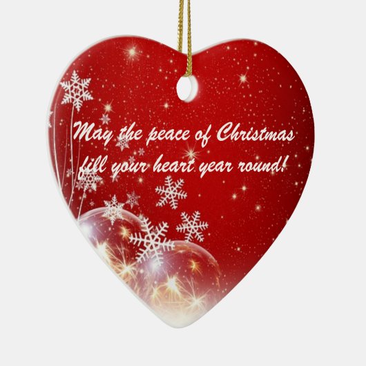 kerstfeestornament keramisch ornament (Rechts)