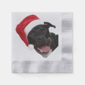 KERSTFEESTPAPEREN SERVETTEN MET EIGEN FOTO (Voorkant)