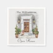 kerstfeestpapier servet (Voorkant)