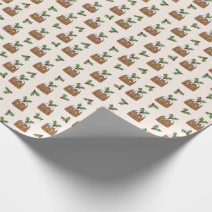 kerstfeestroom cadeaupapier