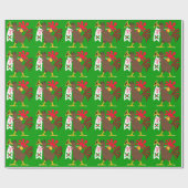 kerstfeestrooster cadeaupapier (Vlak)