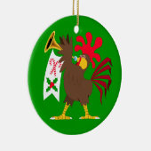 kerstfeestrooster keramisch ornament (Rechts)