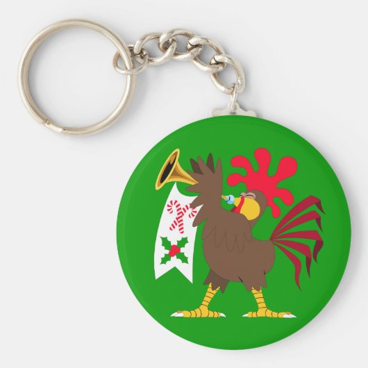 kerstfeestrooster sleutelhanger (Voorkant)