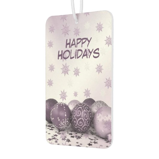 kerstfeestroze Paarse sierschilfers Luchtverfrisser (Links)