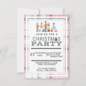 kerstfeestroze voedingskraker ballet kaart (Voorkant)