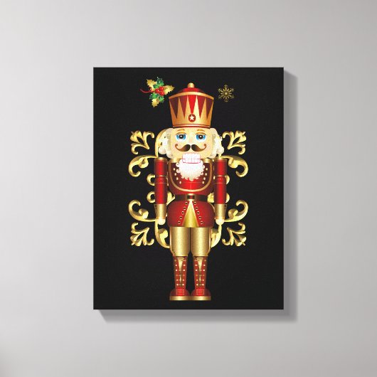 kerstfeestschilderij Canvas Art-Nutcracker (Voorkant)