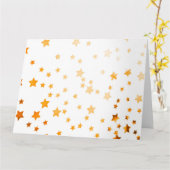 kerstfeestster kaart (Gele Bloem)