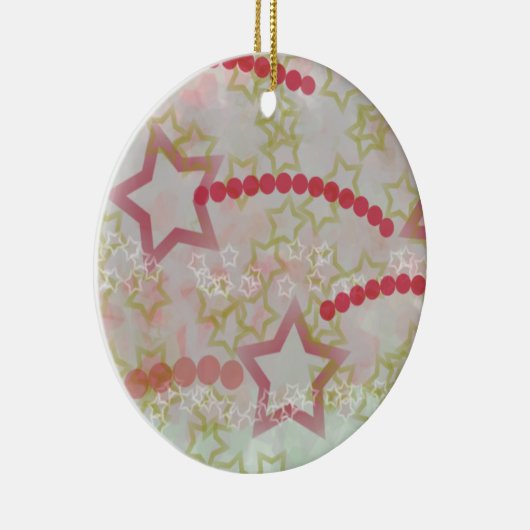 kerstfeestster keramisch ornament (Rechts)