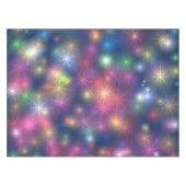 Kerstfeeststerren voor regenboogkleuren tafelkleed (Voorkant (Horizontaal))
