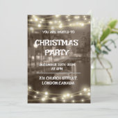 KERSTFEESTUITNODIGING KAART (Staand voorkant)