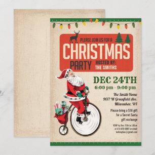  kerstfeestuitnodiging kaart