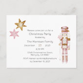 Kerstfeestuitnodiging, Xmas nodigen Briefkaart uit (Voorkant)