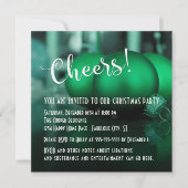 Kerstfeestversiering in het groen Kerstfeest Kaart (Voorkant)