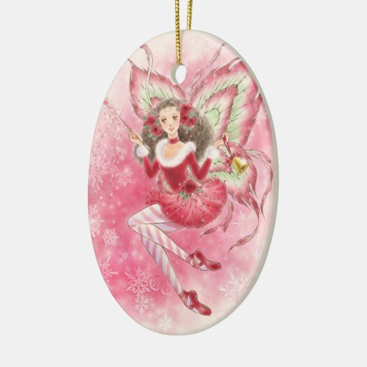 kerstfeestversiering keramisch ornament (Links)