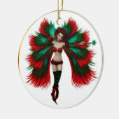 kerstfeestversiering keramisch ornament (Links)