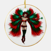 kerstfeestversiering keramisch ornament (Achterkant)