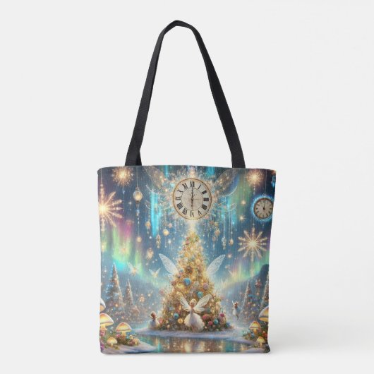 Kerstfeestvieren Tote Bag (Achterkant)