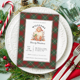 Kerstfeestvieren voor de kerstfeestelijke kerstvie kaart