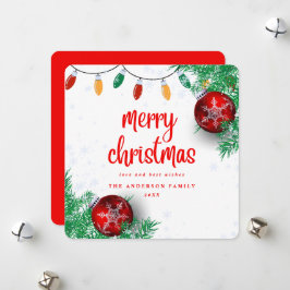 Kerstfeestviering Feestdagenkaart