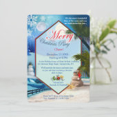 Kerstfeestviering Kaart (Staand voorkant)