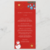 Kerstfeestviering Menu (Voorkant)