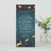 Kerstfeestviering Menu (Staand voorkant)