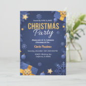 Kerstfeestviering Poster Sjabloon Kaart (Staand voorkant)