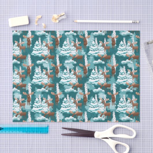 kerstfeestvloed tissuepapier (Craft)