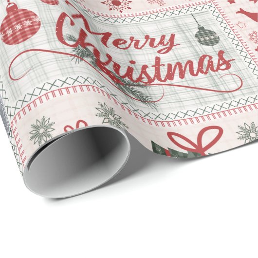 kerstfeestwerk cadeaupapier (Rol Hoek)