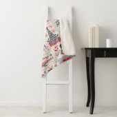 kerstfeestwerk sherpa deken (In situ)