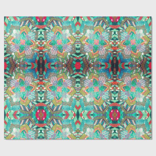 kerstfeestwerkpapier cadeaupapier (Vlak)