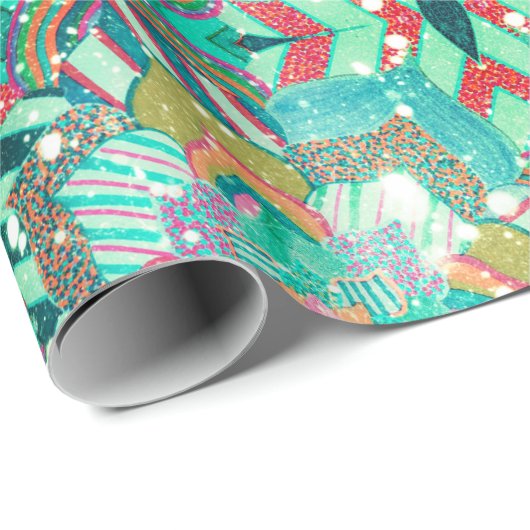 kerstfeestwerkpapier cadeaupapier (Rol Hoek)