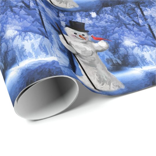 kerstfeestwinter cadeaupapier (Rol Hoek)