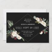 Kerstfeestwinter Vrijgezellenfeest Kaart (Voorkant)