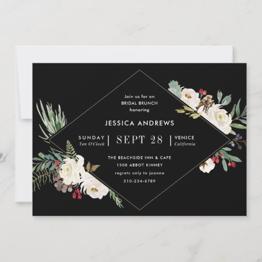 Kerstfeestwinter Vrijgezellenfeest Kaart (Voorkant)