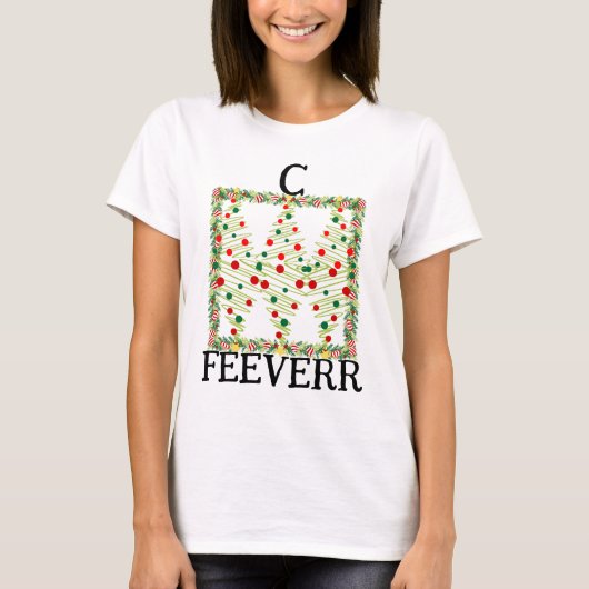 KERSTFEEVER T-SHIRT (Voorkant)