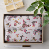 KERSTFEL KERSTHOND ZO CUTE TISSUEPAPIER (Geschenk)
