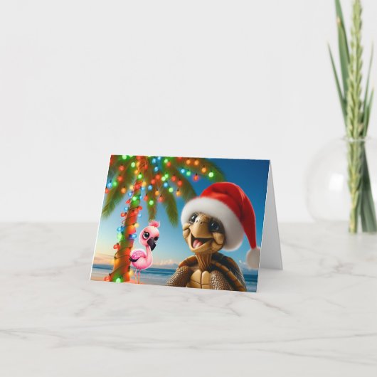 KERSTFELICITATIEKAART FLORIDA BEDANKKAART (Voorkant)