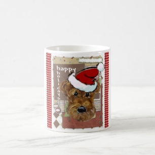 KERSTFELSTERRIËR KOFFIEMOK