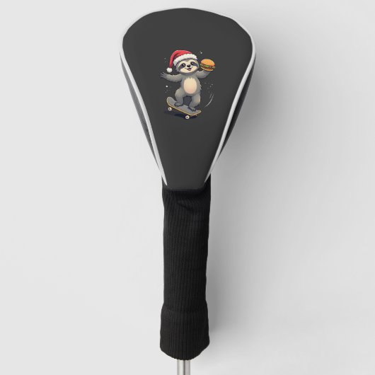 KERSTFENAAR Fun Kerst Skateboard Fenaartje ( Golfheadcover (Voorkant)